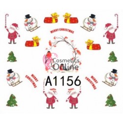 Stickere cu Apa pentru unghii cod A1156 - Sarbatori de Iarna